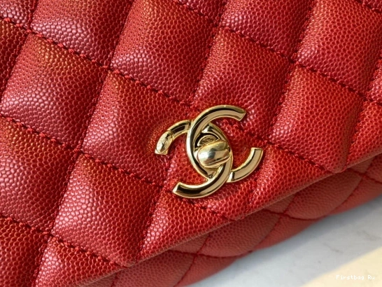 First Bag Ru HANDLE WITH BAG CHANEL TOP FLAP 0813